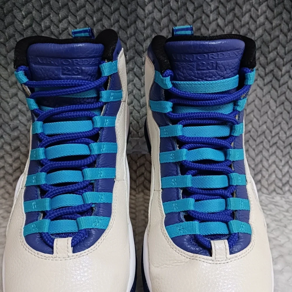 Air Jordan 10 Retro Charlotte Hornets Men's Basketball Sneakers Shoes Size 8.5